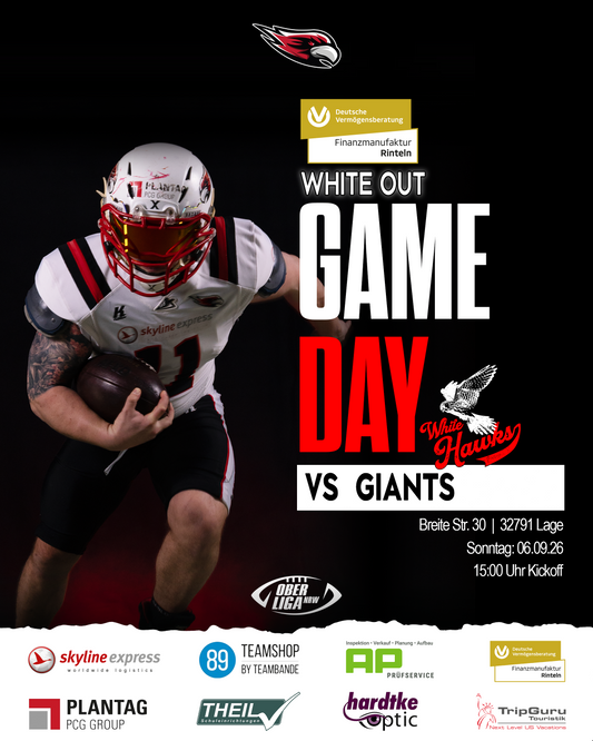[07.09.26] DVAG/Finanzmanufaktur WHITE OUT GAMEDAY vs Dortmund Giants