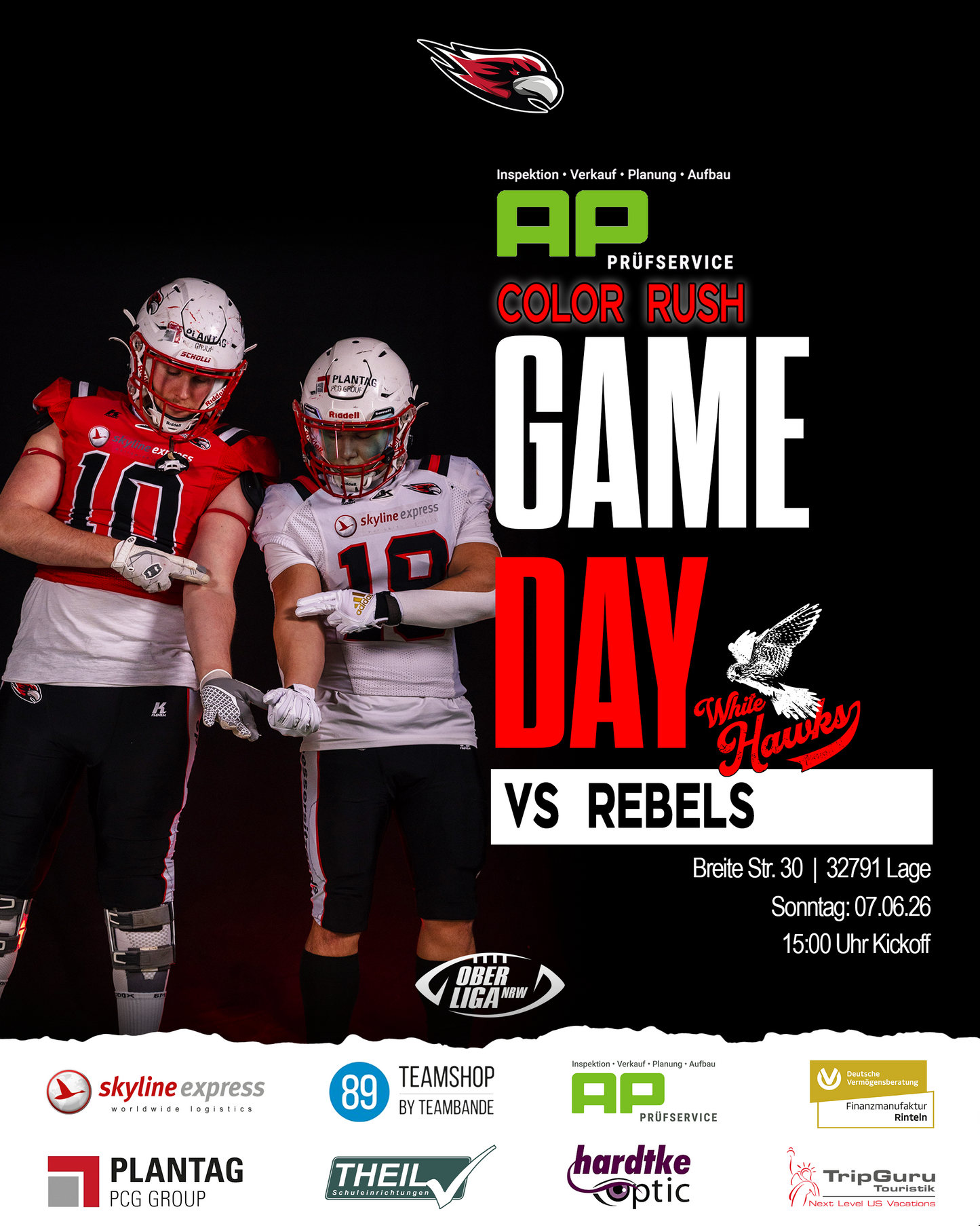 [07.06.26] AP-Prüfservice COLOR RUSH GAMEDAY vs Bochum Rebels